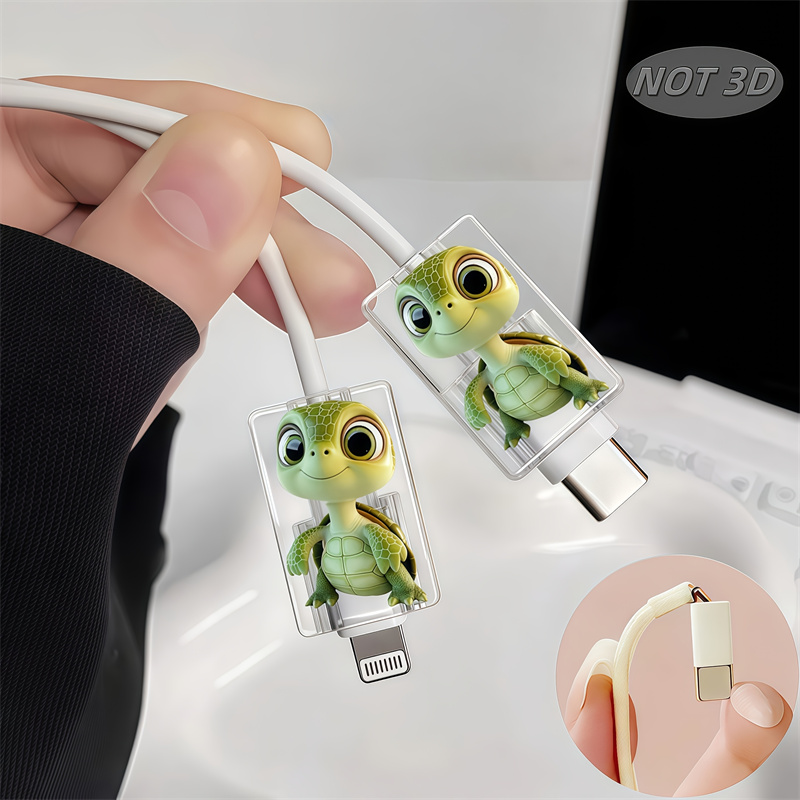 Sleeved Cable Kit - 2D شقة 2 قطعة لطيف الكرتون