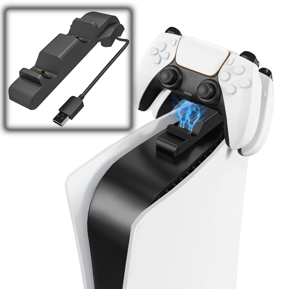 Gaming Accessories Playstation - ل PS5 تحكم شاحن محطة المزدوج