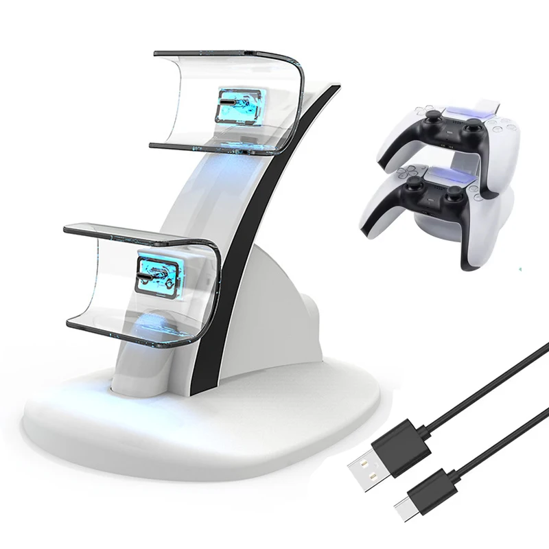 Gaming Accessories For Ps5 - لسوني PS5 وحدة تحكم مزدوجة شاحن