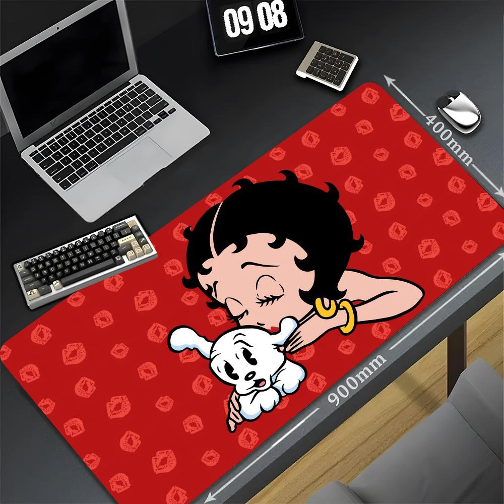 Gaming Mouse Pad Xl - لوحة ماوس B-Betty-Cute-B-Boops مقاس 90x40 سم،