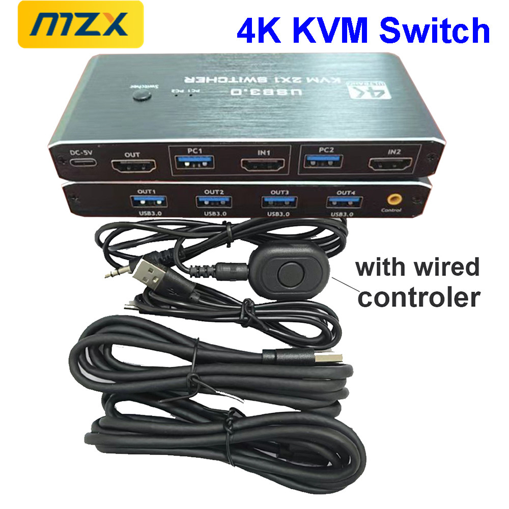Gaming Equipment Accessories - محول KVM بدقة 4K وتردد 60