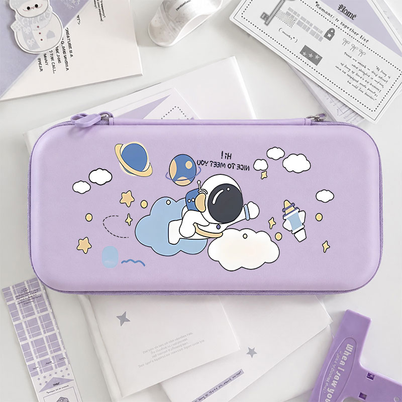 Gaming Accessories Bag - حقيبة تخزين صلبة بلون الماكرون، حقيبة
