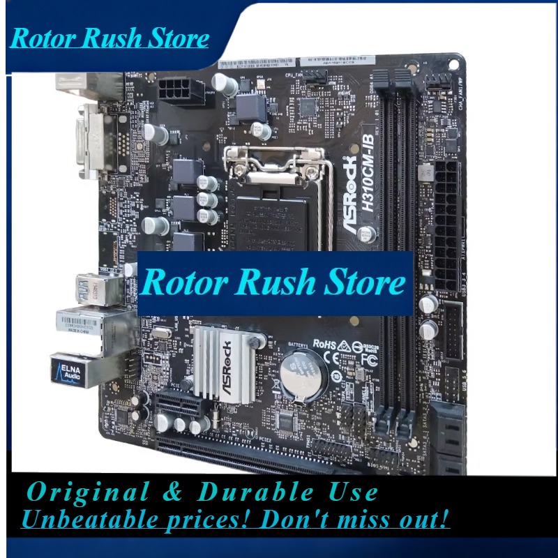Intel Cpu Core I9 - لوحة أم RoRuSASRock H310CM-HDVM تدعم معالجات