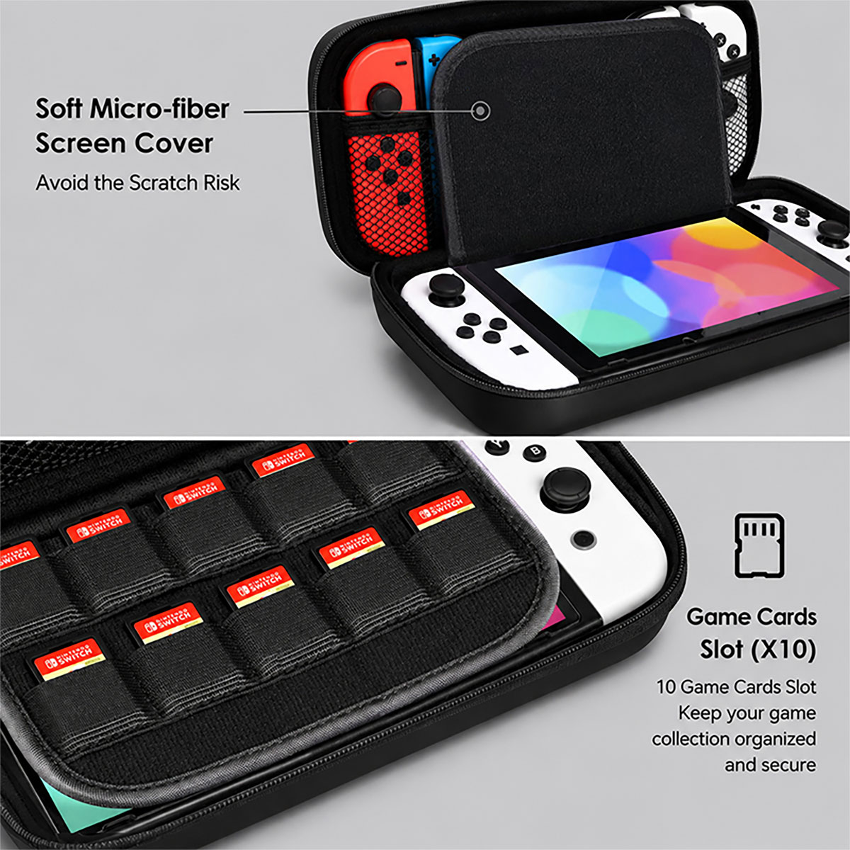 حقيبة حمل محمولة مع جيوب شبكية - مراجعة Gaming Accessories Bag وسعره