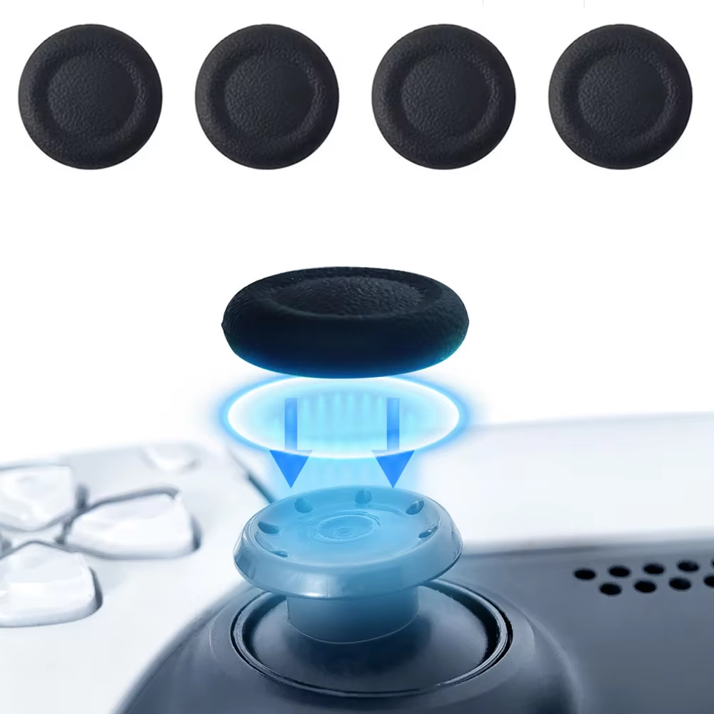 2/6 قطعة قبعات استبدال عصا الت - مراجعة Gaming Accessories For Ps5 وسعره
