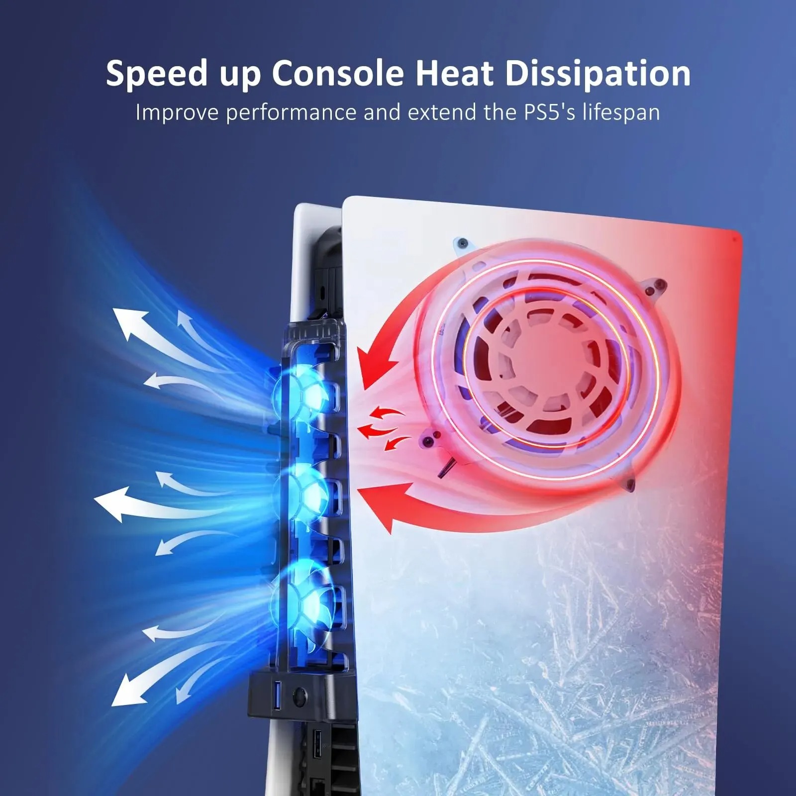 لـ PS5 مروحة تبريد للقرص/الإصد - مراجعة Gaming Accessories Playstation وسعره