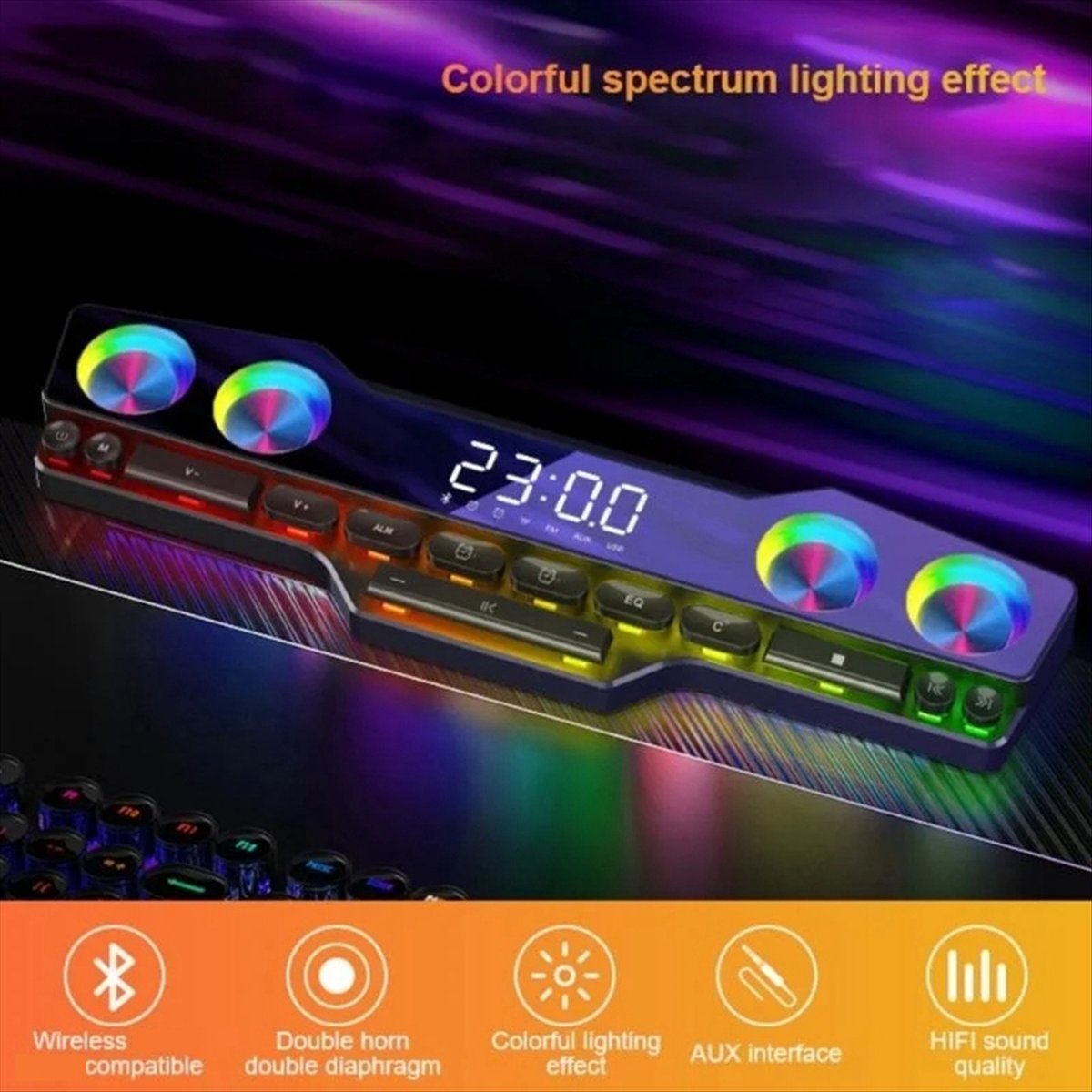 مكبرات صوت DTC5 V18 بألوان مبه - مراجعة Gaming Home Accessories وسعره