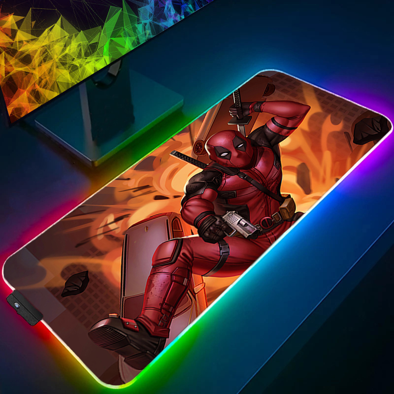 لوحة ماوس LED للألعاب بإضاءة خ - مراجعة Gaming Equipment Accessories وسعره