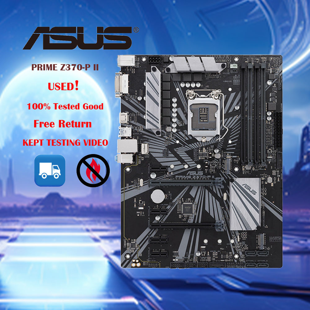 LGA 1151 Asus PRIME Z370-P II  - مراجعة Intel Cpu Core I9 وسعره