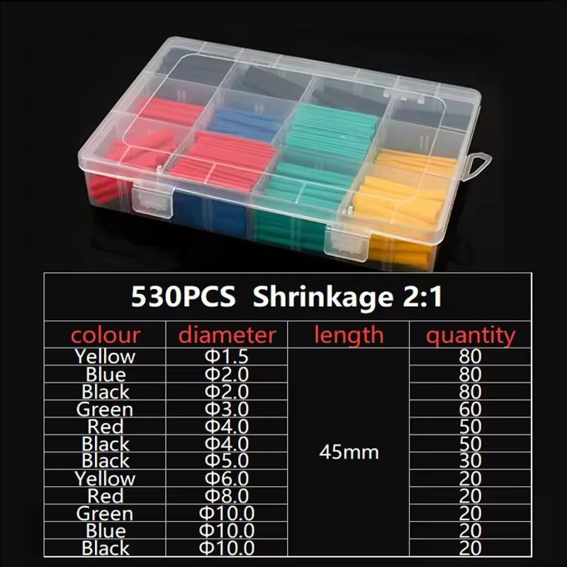 أنابيب حرارية قابلة للانكماش 2 - مراجعة Sleeved Cable Kit وسعره