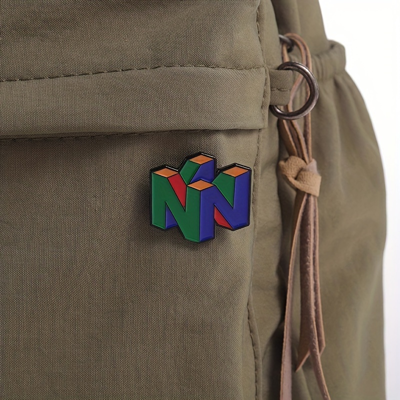 N64 شعار الألعاب المينا دبوس - - مراجعة Gaming Accessories Gifts For Men وسعره