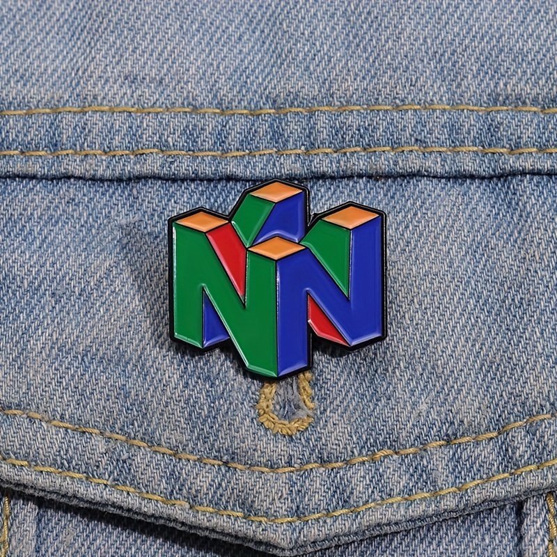 N64 شعار الألعاب المينا دبوس - - مراجعة Gaming Accessories Gifts For Men وسعره