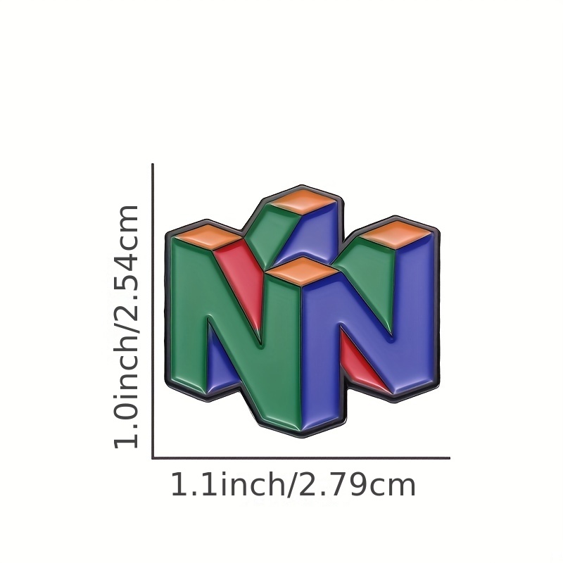 N64 شعار الألعاب المينا دبوس - - مراجعة Gaming Accessories Gifts For Men وسعره
