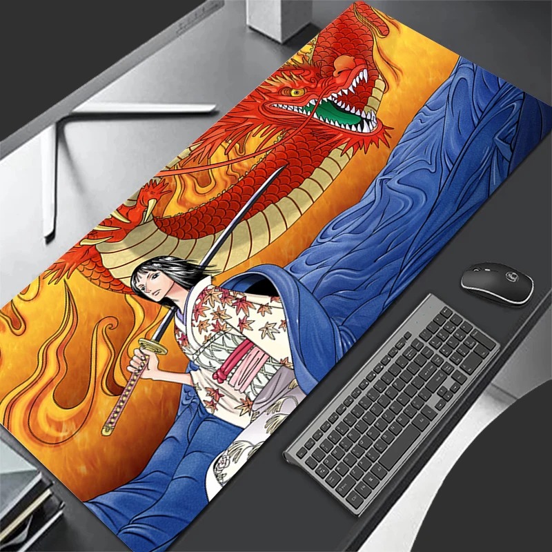 لوحة ماوس يابانية بتصميم فتاة  - مراجعة Gaming Mouse Pad Xl وسعره
