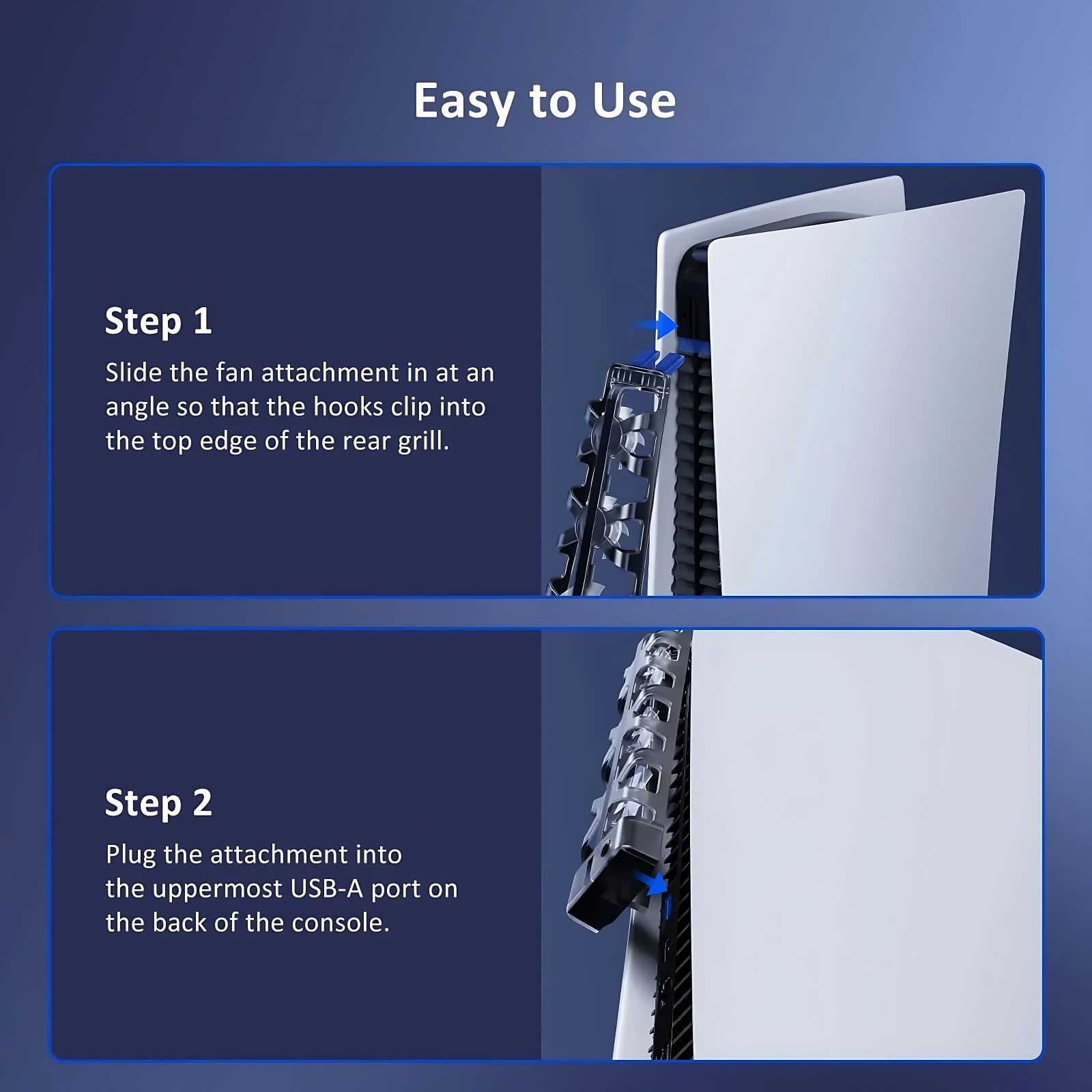 مروحة تبريد مع إضاءة LED لجهاز - مراجعة Gaming Accessories For Ps5 وسعره