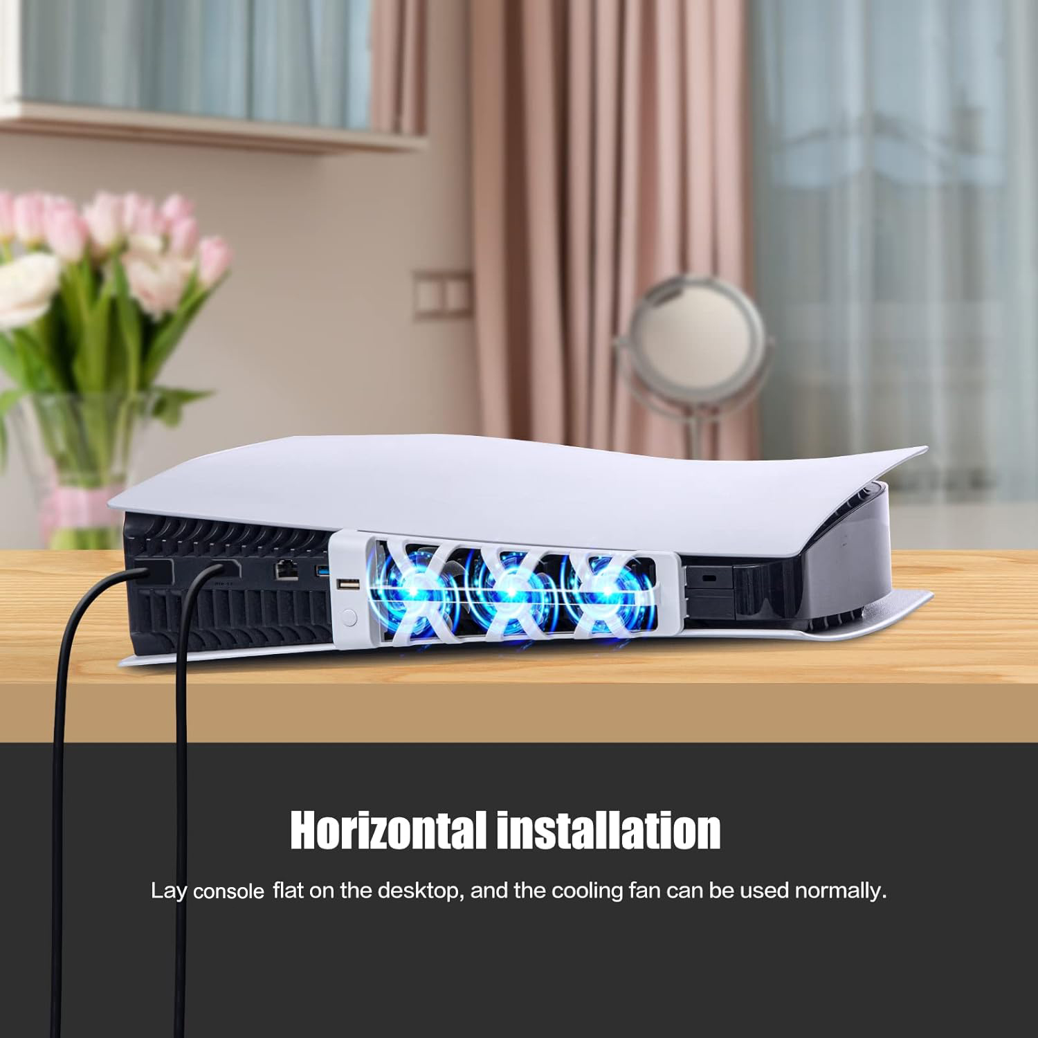 مروحة تبريد صامتة لجهاز PS5 مع - مراجعة Gaming Accessories Playstation وسعره