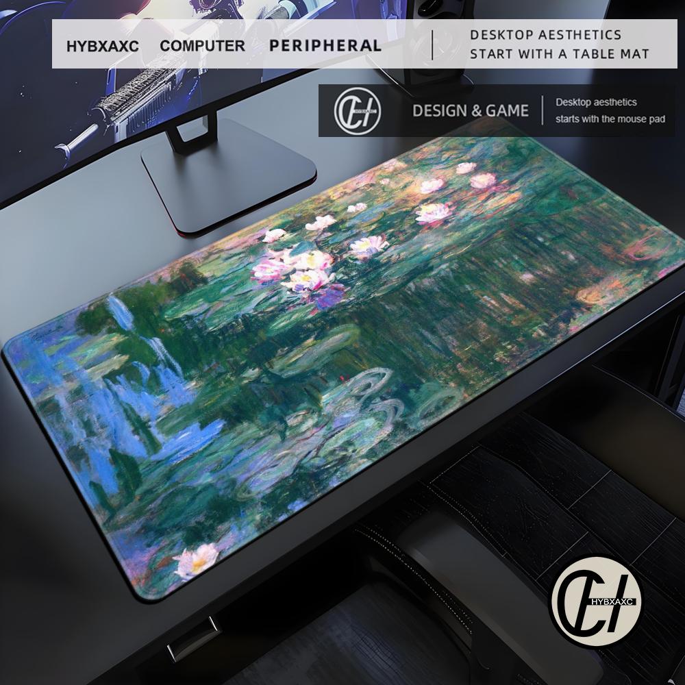 لوحة ماوس مونيه للرسم الزيتي ل - مراجعة Gaming Mouse Pad Xl وسعره