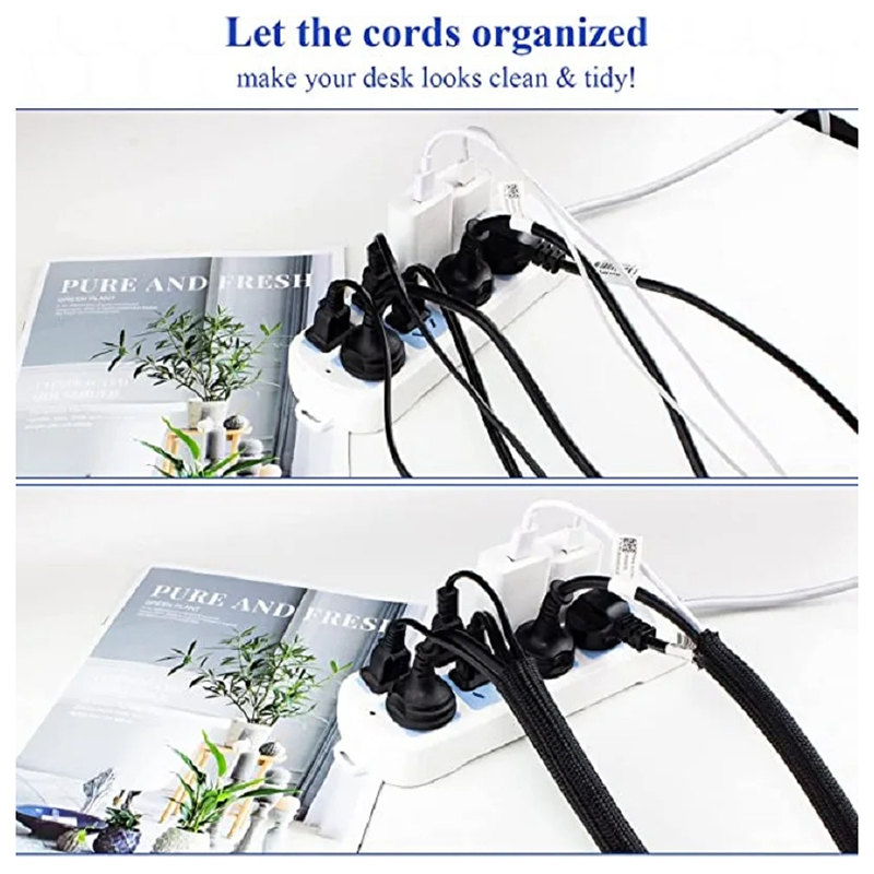 معزول مضفر كابل كم PET النايلو - مراجعة Sleeved Cable Kit وسعره